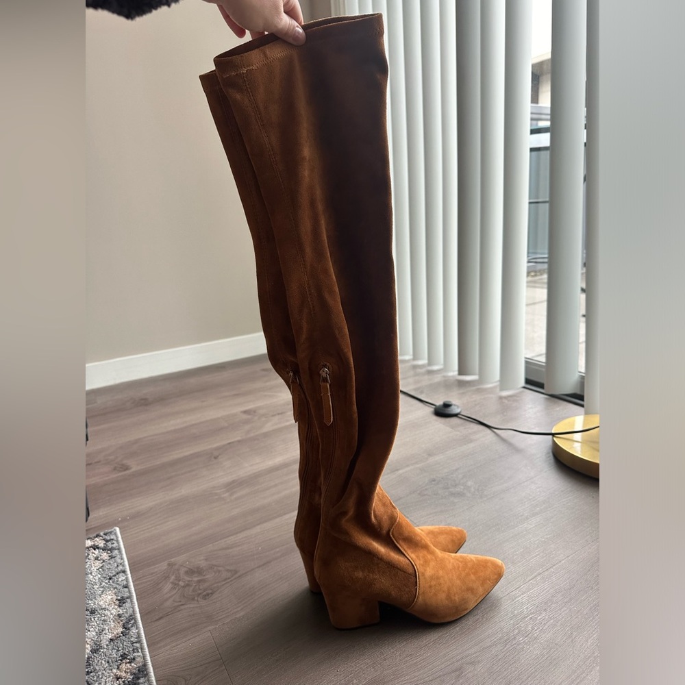 Brown Over-the-Knee Women's Boots